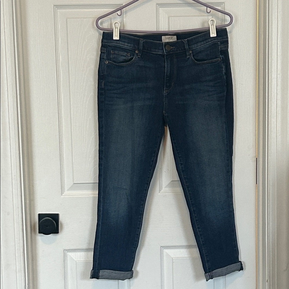 LOFT Modern Denim Cropped Jeans (Cuffed or Uncuffed)